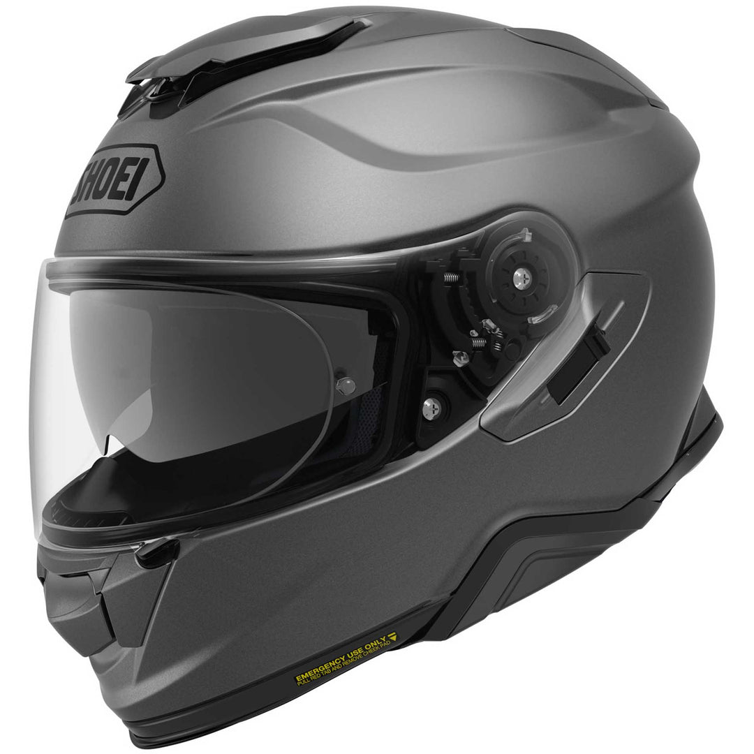 Shoei GT-AIR II Motorcycle Helmet Grey - Front Side View