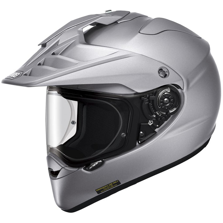 Shoei Hornet X2 Silver - Front Side View