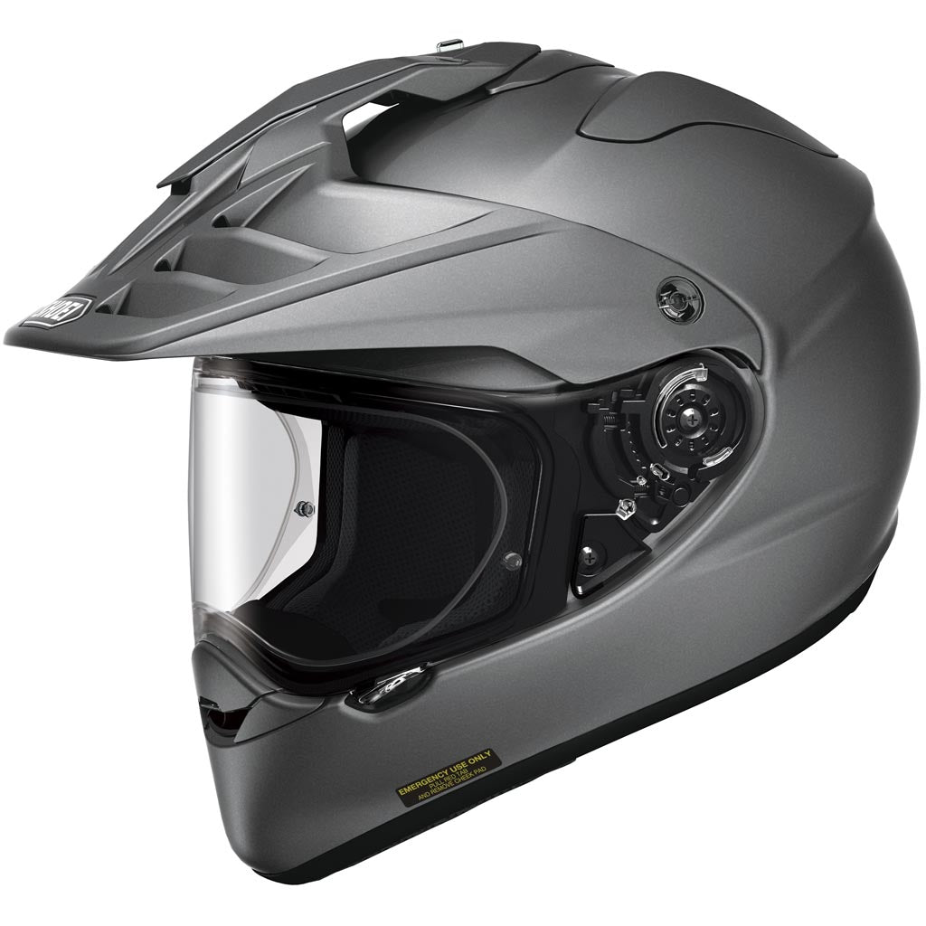 Shoei Hornet X2 Matte Gray - Front Side View