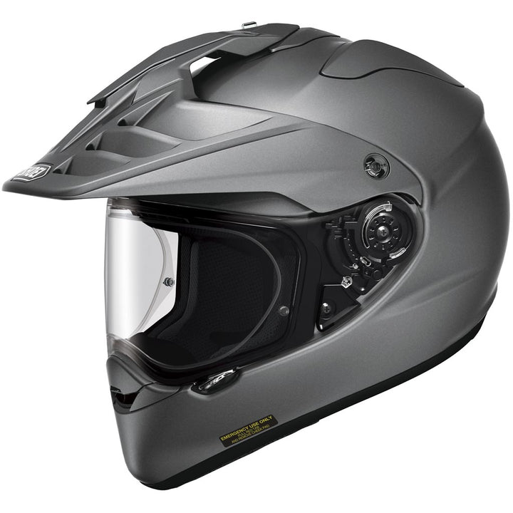 Shoei Hornet X2 Matte Gray - Front Side View