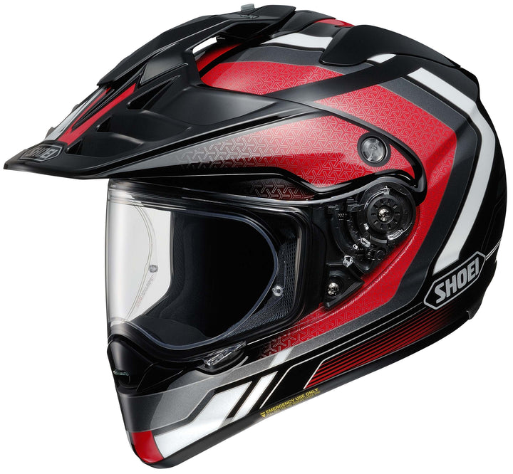 Shoei Hornet X2 Sovereign Dual Sport Motorcycle Helmet TC-1 - Front Side View