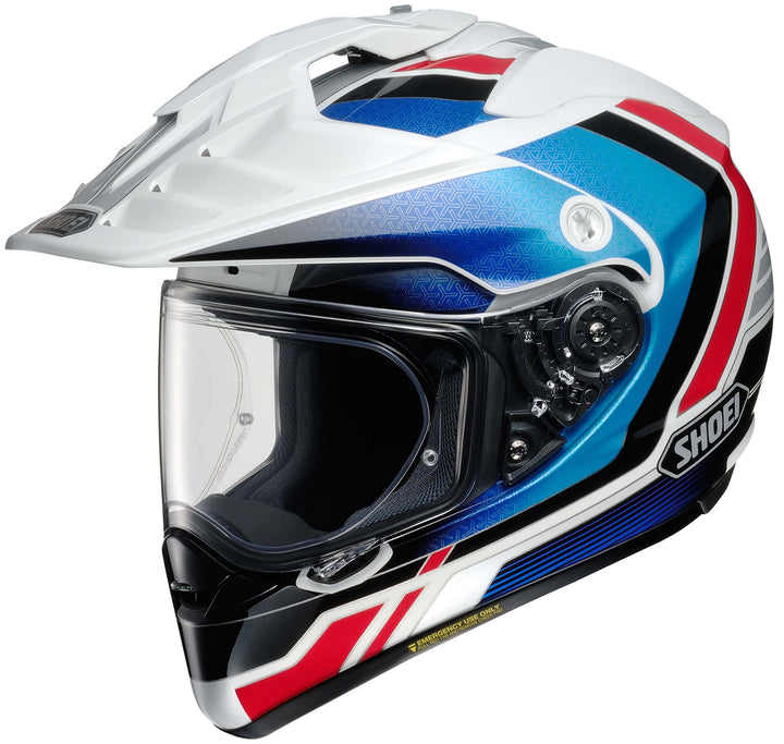 Shoei Hornet X2 Sovereign Dual Sport Motorcycle Helmet TC-10 - Front Side View
