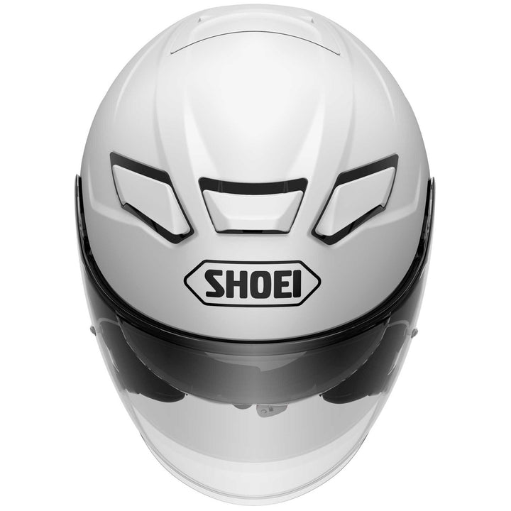 Shoei J-Cruise II Motorcycle Helmet White - Front Top View