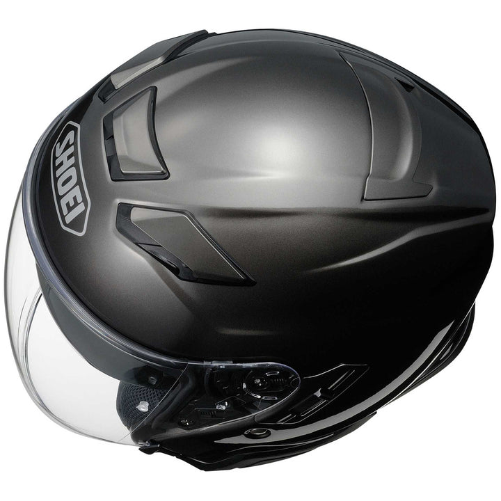 Shoei J-Cruise II Motorcycle Helmet Anthracite - Top Side View