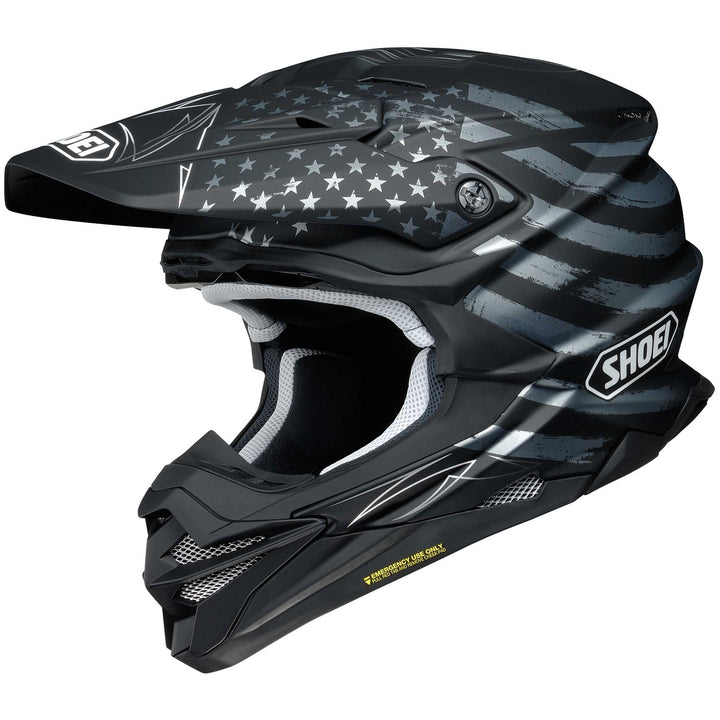 Shoei VFX-EVO Faithful Motorcycle Helmet TC5 - Front Left Side View