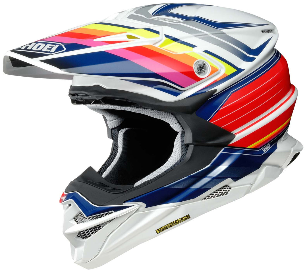 Shoei VFX-EVO Pinnacle Off Road Motorcycle Helmet TC-1 - Front Side View