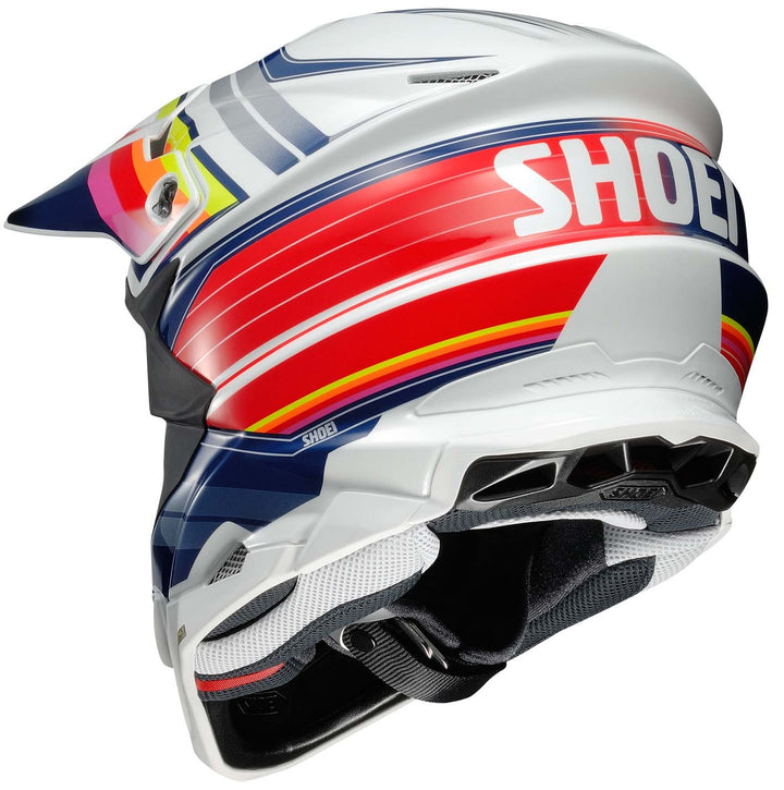 Shoei VFX-EVO Pinnacle Off Road Motorcycle Helmet TC-1 - Rear Side View