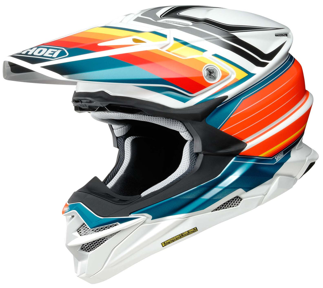 Shoei VFX-EVO Pinnacle Off Road Motorcycle Helmet TC-8 - Front Side View
