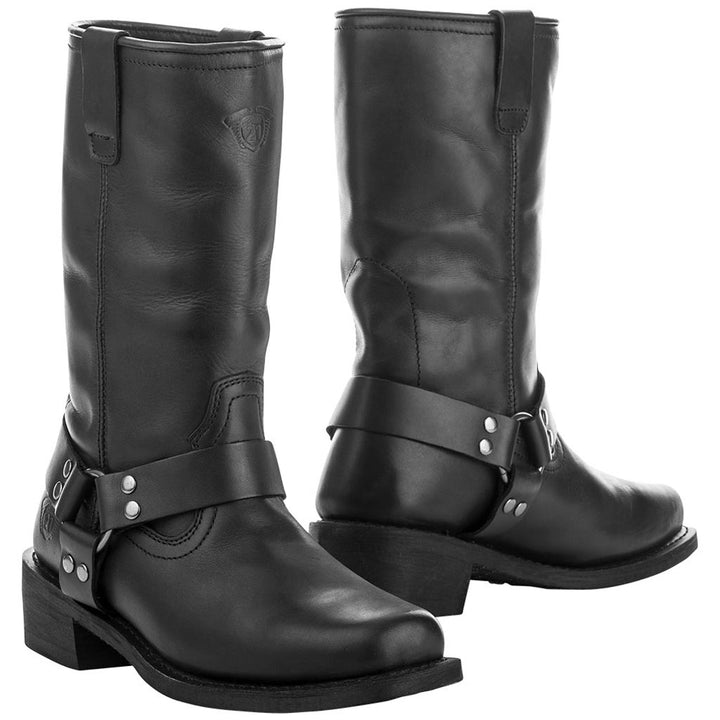 Highway 21 Spark Boot Black - Front Side and Rear Side Views of Pair