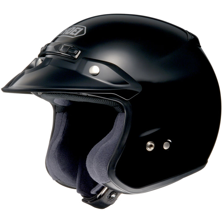 Shoei RJ Platinum-R Black - Front Side View