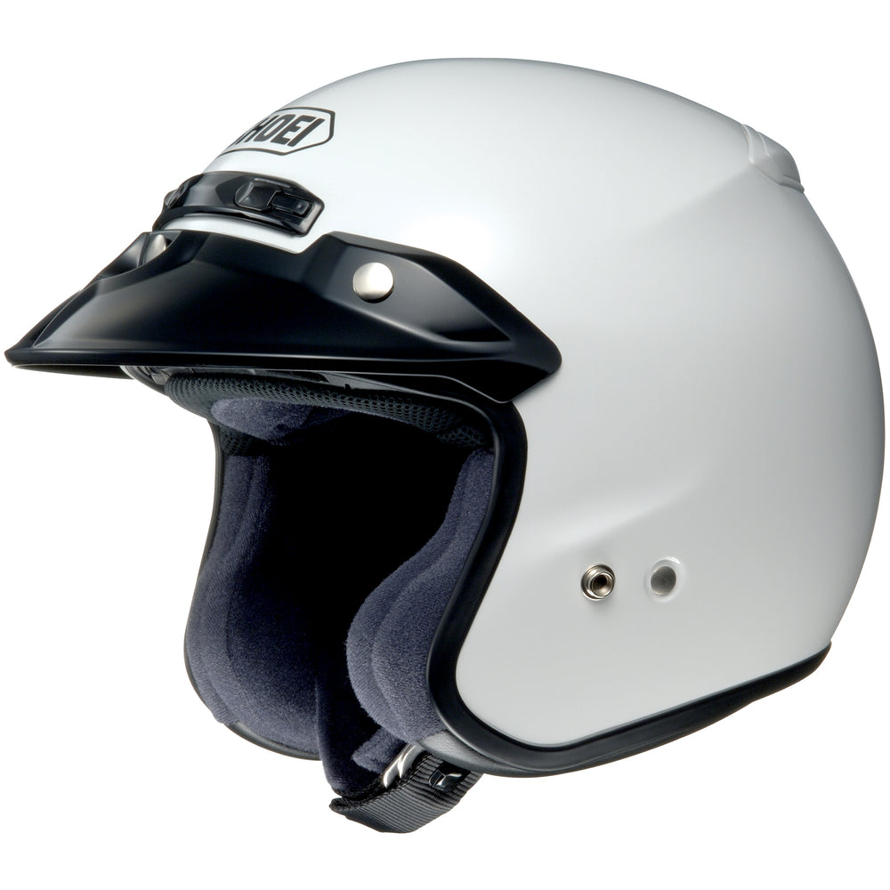 Shoei RJ Platinum-R White - Front Side View