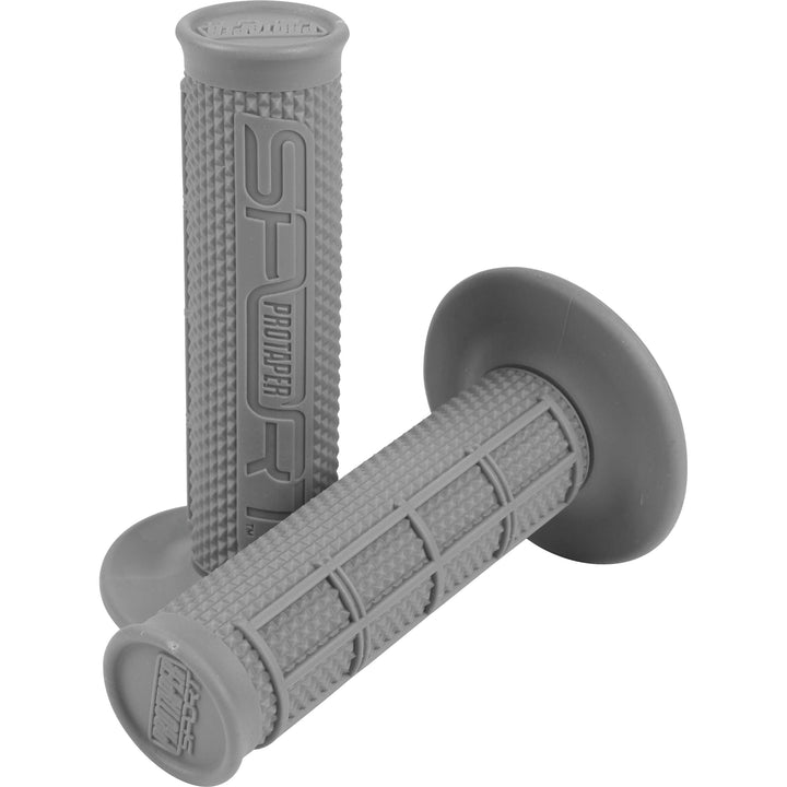 Protaper Sport Half Waffle Grips Grey - Front View