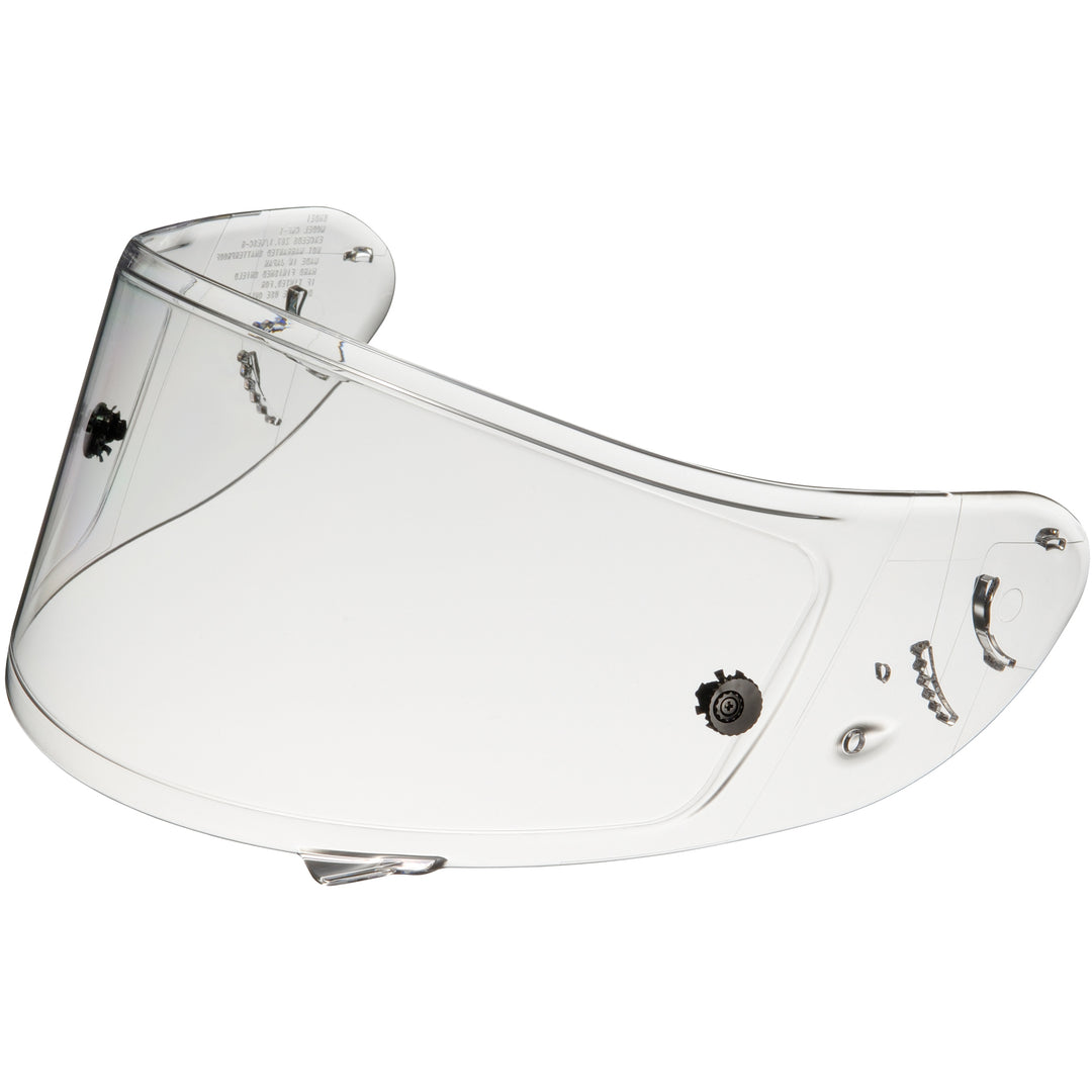 Shoei CWF-1 SHIELD W/T.O.P. CLEAR - Front Side View