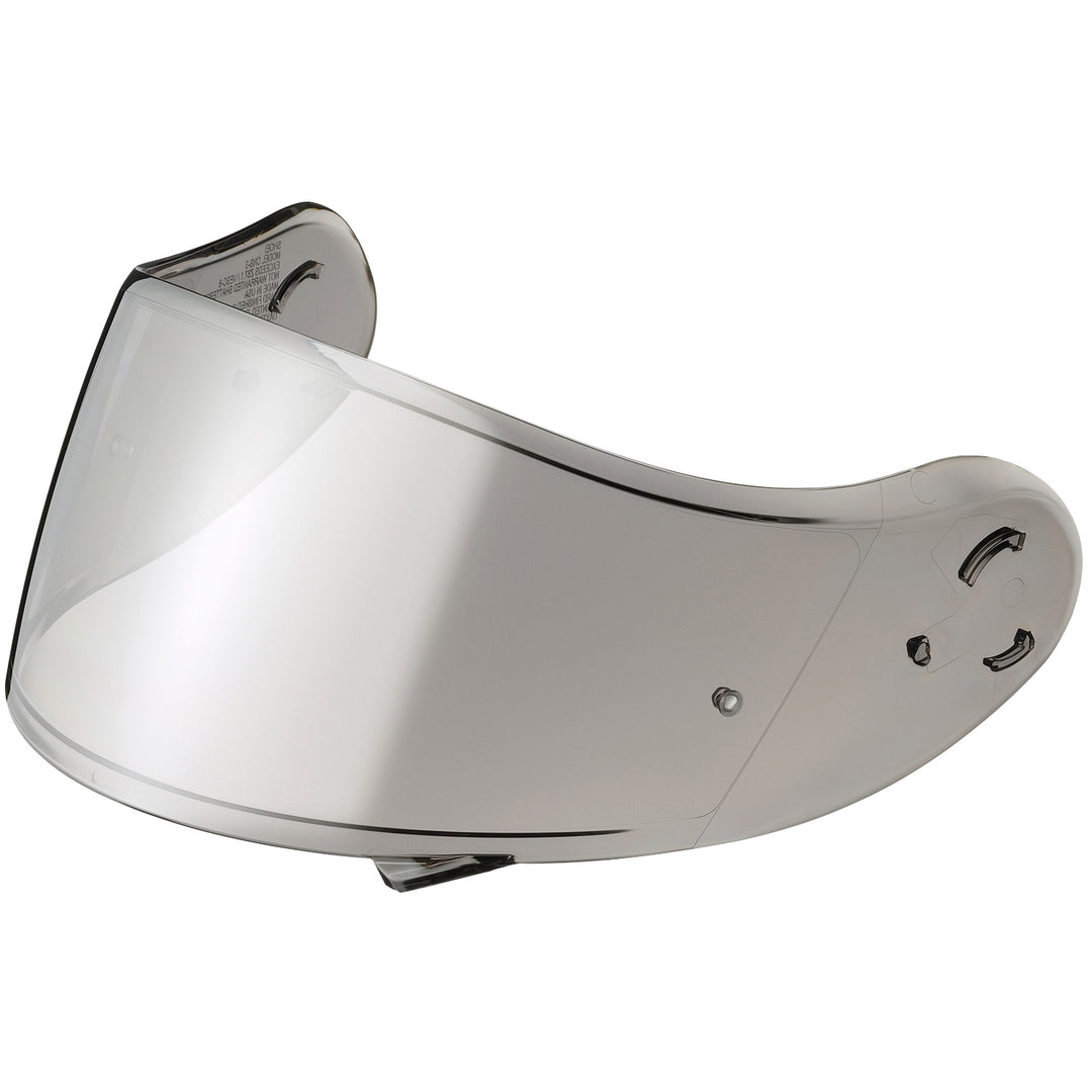 Shoei CNS-3 PINLOCK SHIELD CHROME - Front Side View