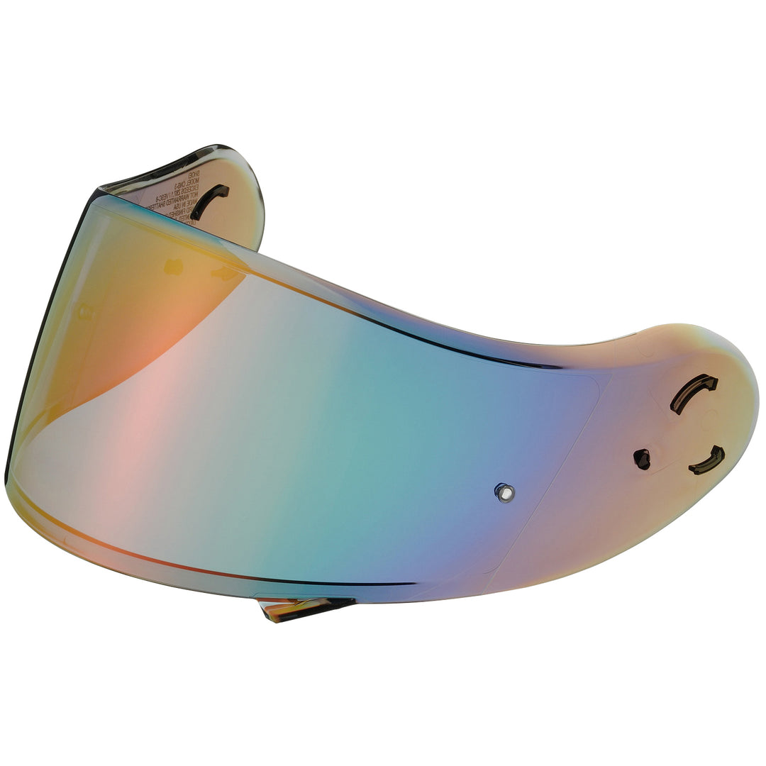 Shoei CNS-3 PINLOCK SHIELD FIRE OR - Front Side View