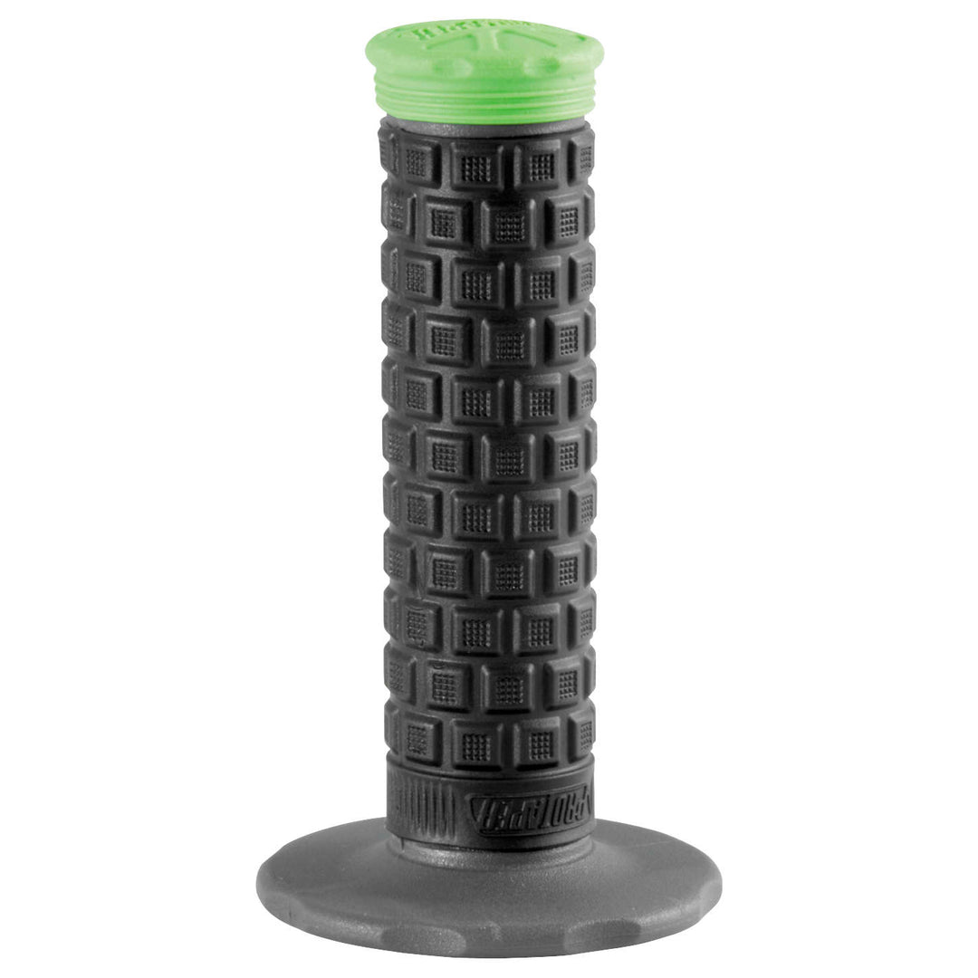 ProTaper Pillow Top Lite Grips Black/Grey/Green - Front View