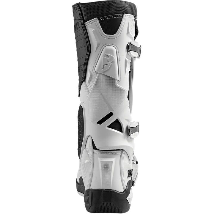 THOR Radial MX Boots White - Rear View