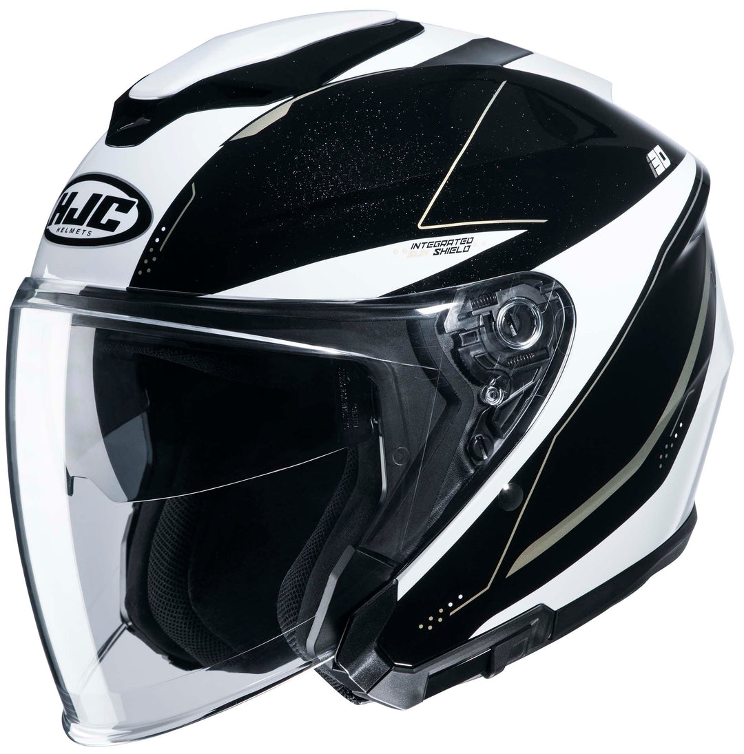 HJC i30 Slight Open Face Motorcycle Helmet MC-9 - Front Side View