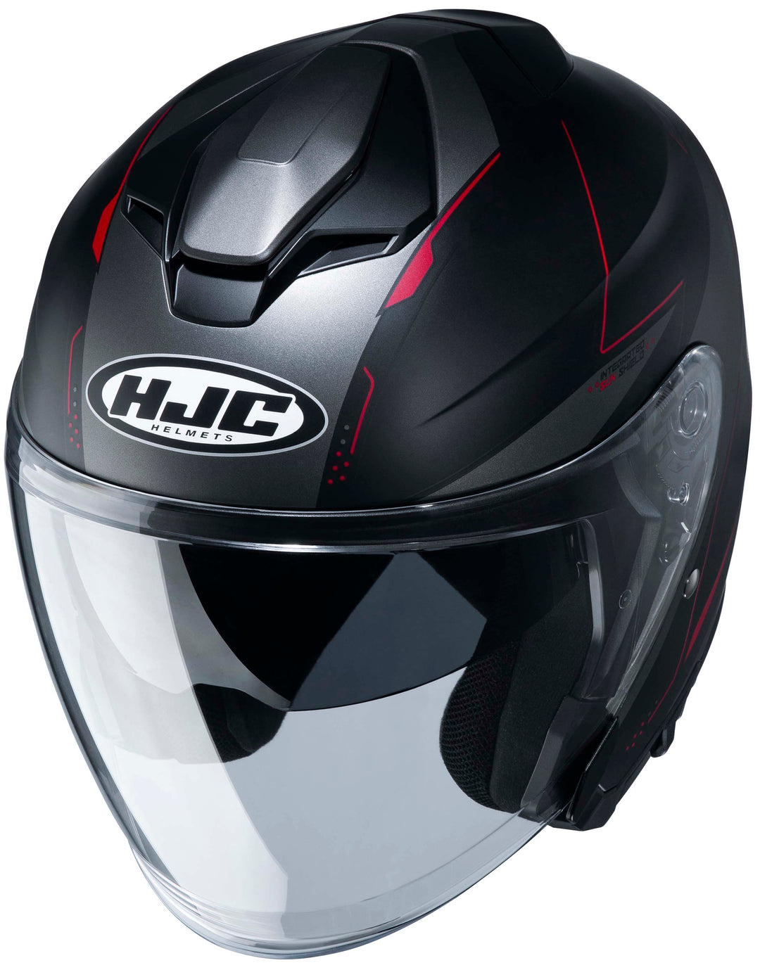 HJC i30 Slight Open Face Motorcycle Helmet MC-1SF - Top Side View