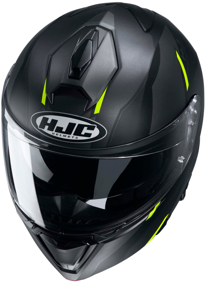 HJC i90 Aventa Modular Motorcycle Helmet MC-3HSF - Top Side View