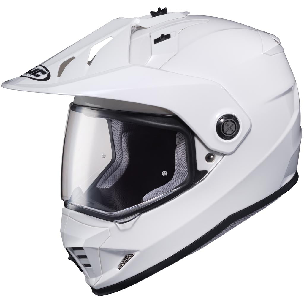 HJC DS-X1 Helmet White - Front Side View
