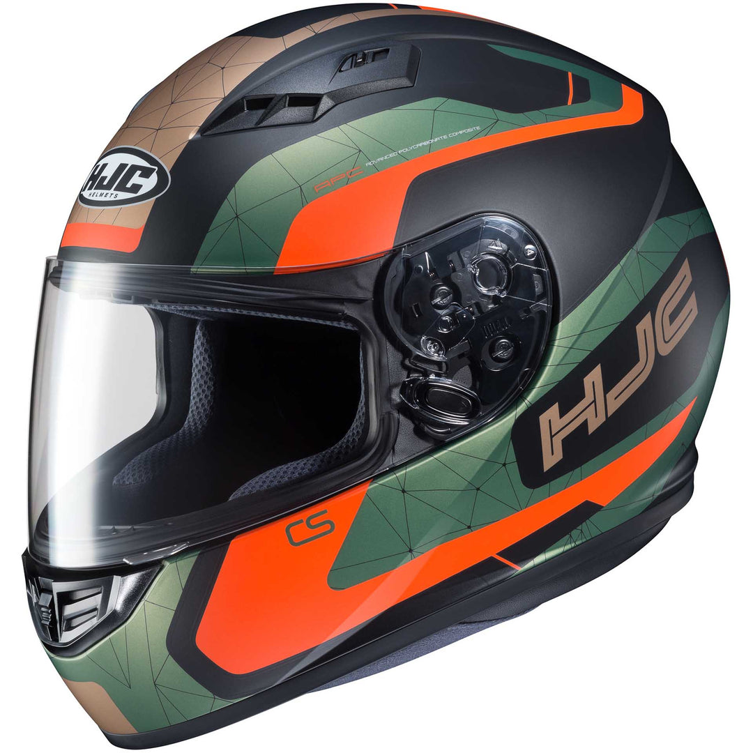 HJC CS-R3 Dosta Motorcycle Helmet MC47SF - Front Side View