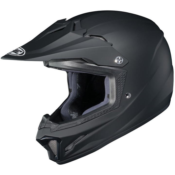 HJC CL-XY 2 Youth Off Road Motorcycle Helmet Matte Black - Front Side View