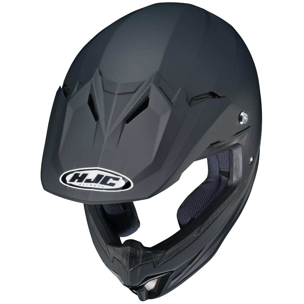 HJC CL-XY 2 Youth Off Road Motorcycle Helmet Matte Black - Top Side View