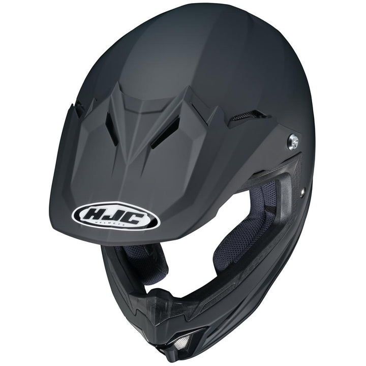 HJC CL-XY 2 Youth Off Road Motorcycle Helmet Matte Black - Top Side View