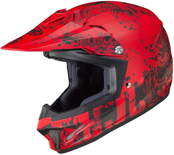 HJC CL-XY 2 Creeper Youth Off Road Motorcycle Helmet MC1-SF - Front Side View