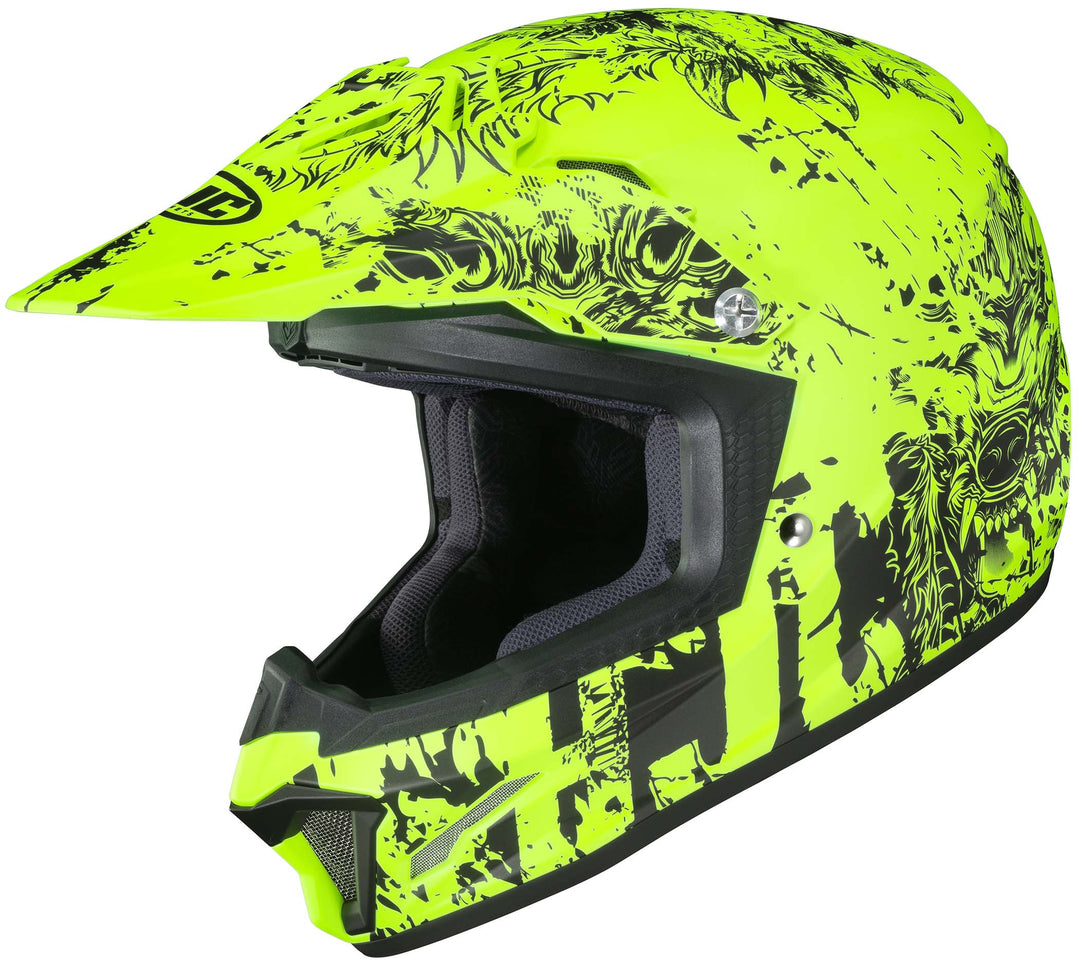 HJC CL-XY 2 Creeper Youth Off Road Motorcycle Helmet MC-3HSF - Front Side View