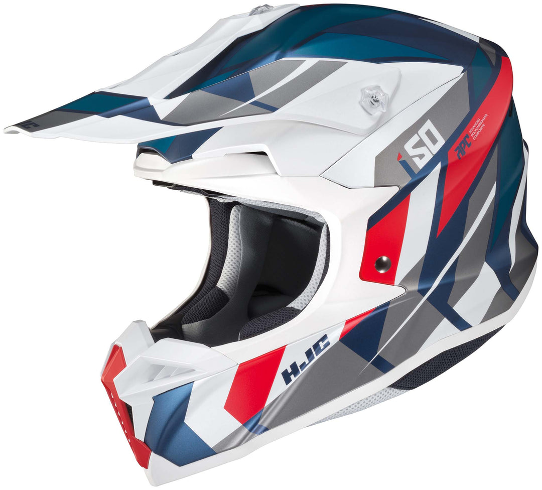 HJC i50 Vanish Off Road Motorcycle Helmet MC-21SF - Front Side View