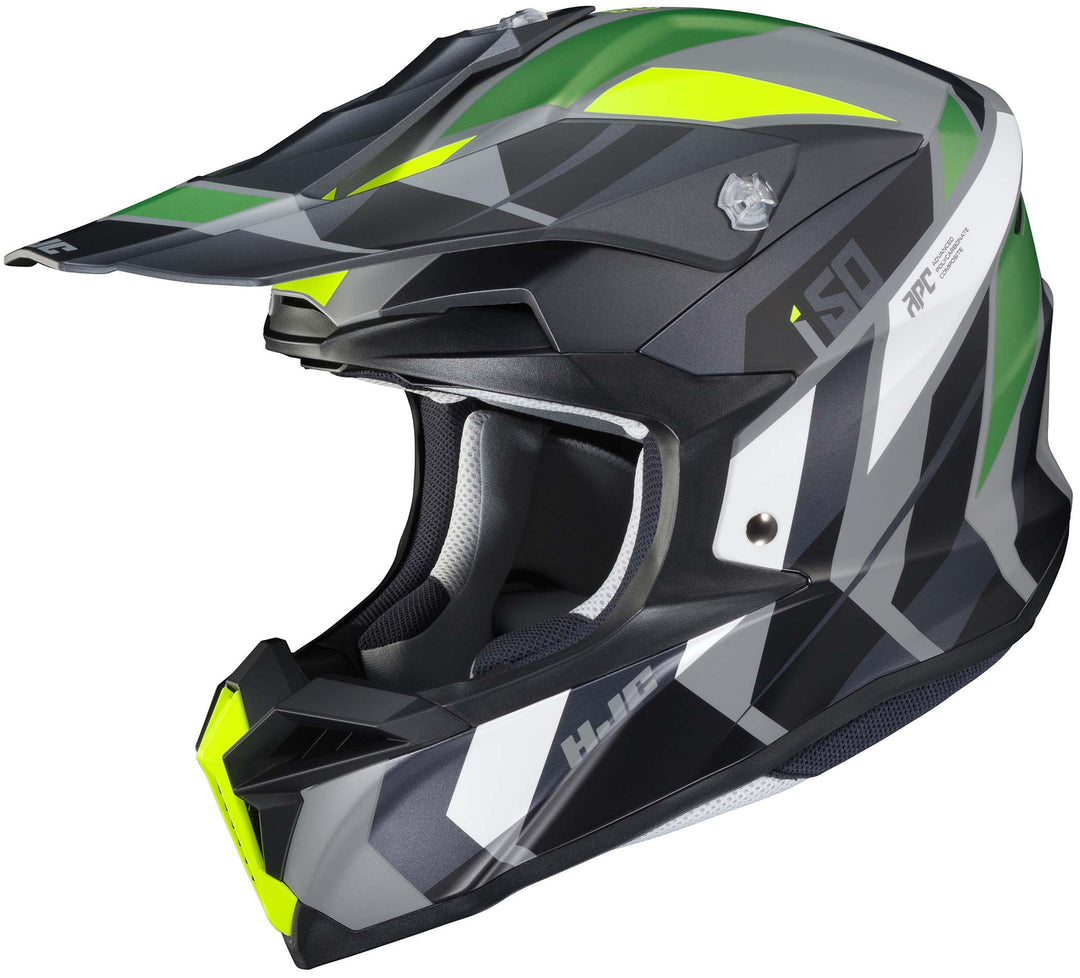 HJC i50 Vanish Off Road Motorcycle Helmet MC-3HSF - Front Side View