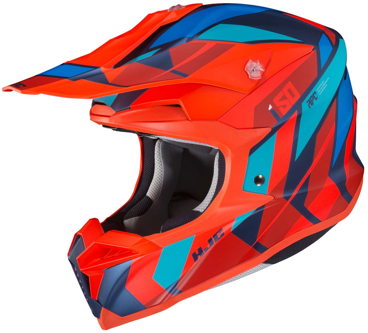 HJC i50 Vanish Off Road Motorcycle Helmet MC-64HSF - Front Side View