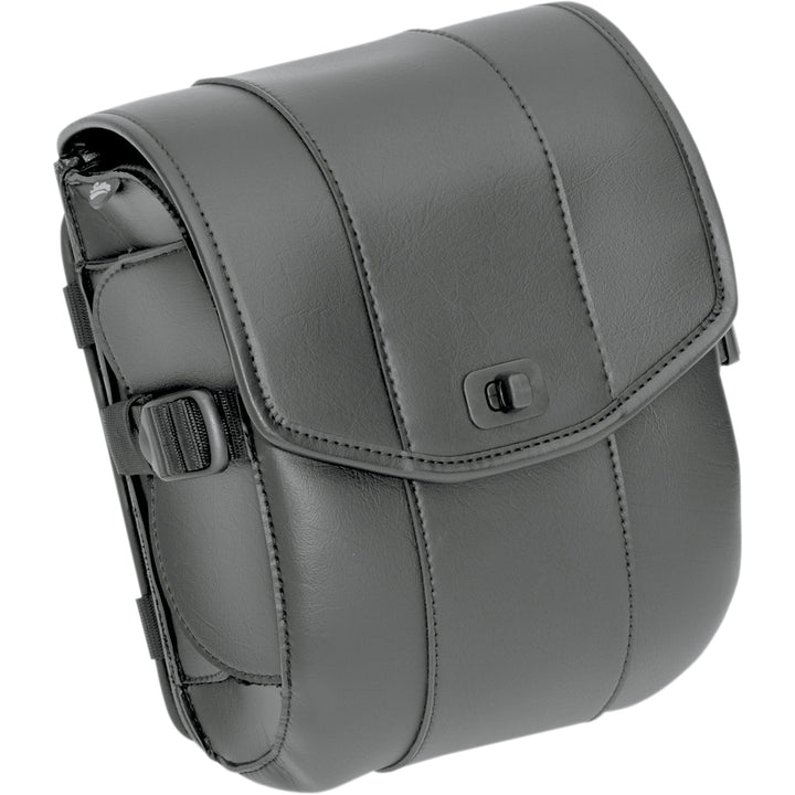 SADDLEMEN Cruis'n Deluxe Sissy Bar Bag - Angled Front View