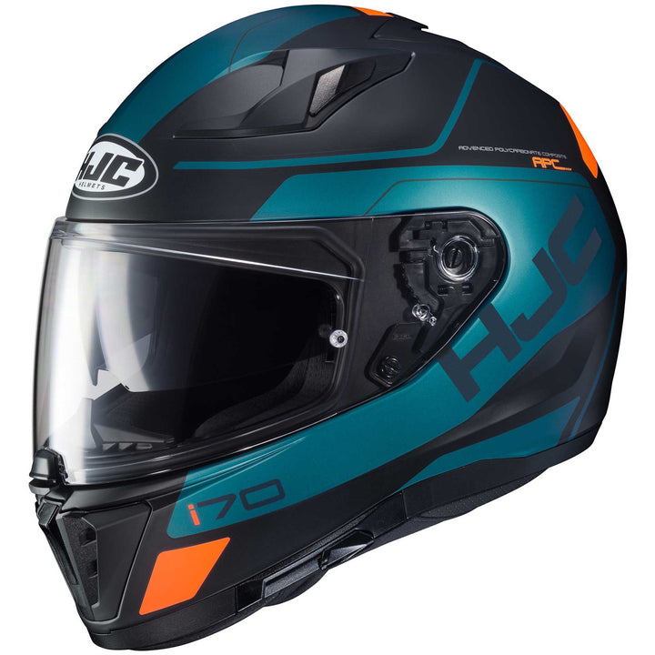 HJC i70 Karon Motorcycle Helmet MC6HSF - Front Side View