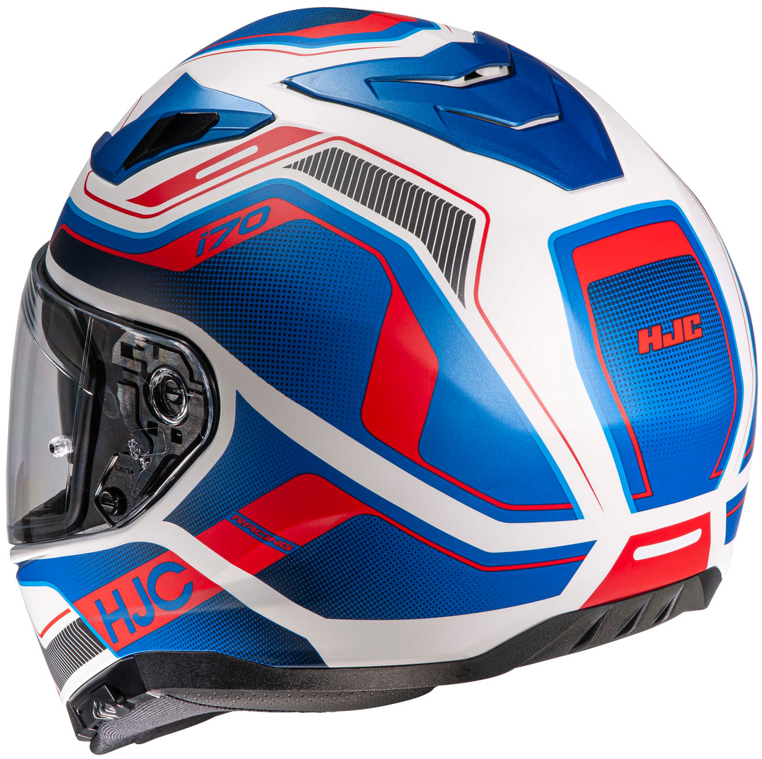 HJC i70 Lonex Full Face Motorcycle Helmet MC-21SF - Rear Side View
