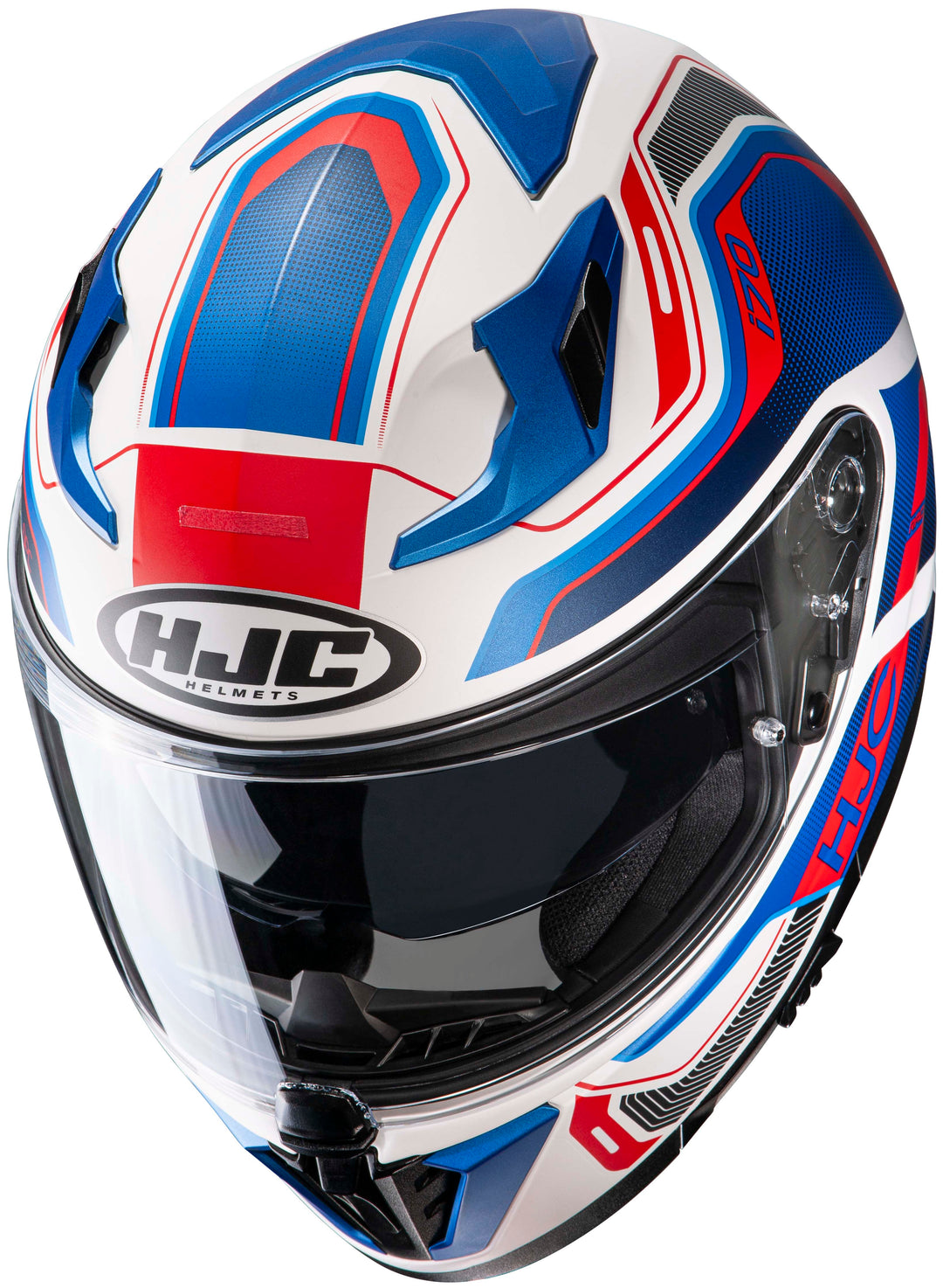 HJC i70 Lonex Full Face Motorcycle Helmet MC-21SF - Top Side View