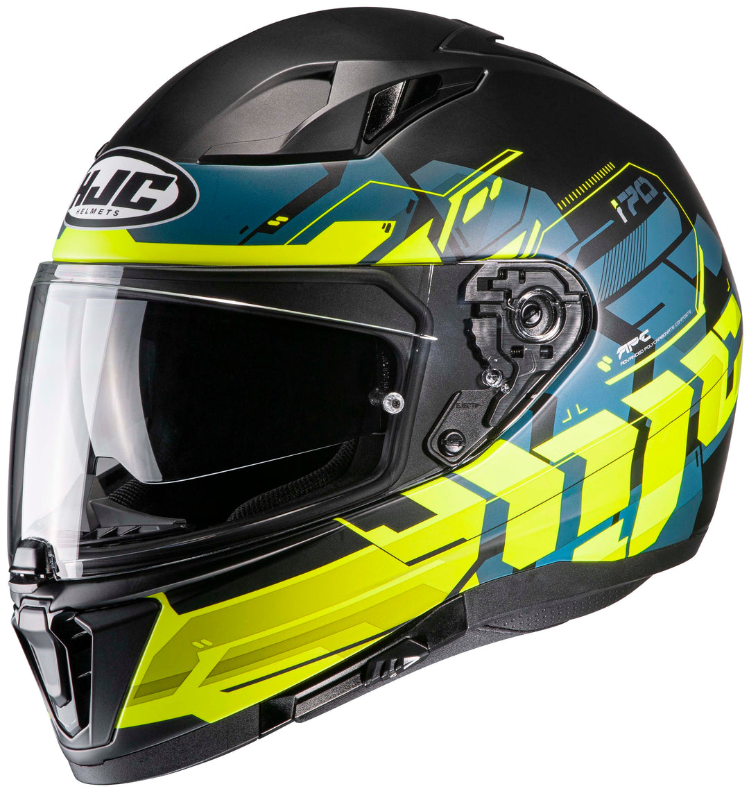 HJC i70 Alligon Full Face Motorcycle Helmet MC-3HSF - Front Side View