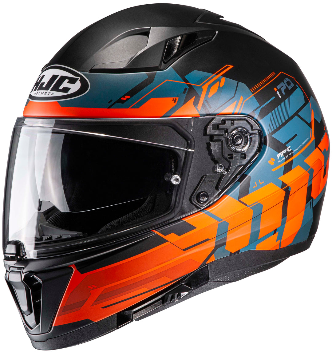 HJC i70 Alligon Full Face Motorcycle Helmet MC-7SF - Front Side View