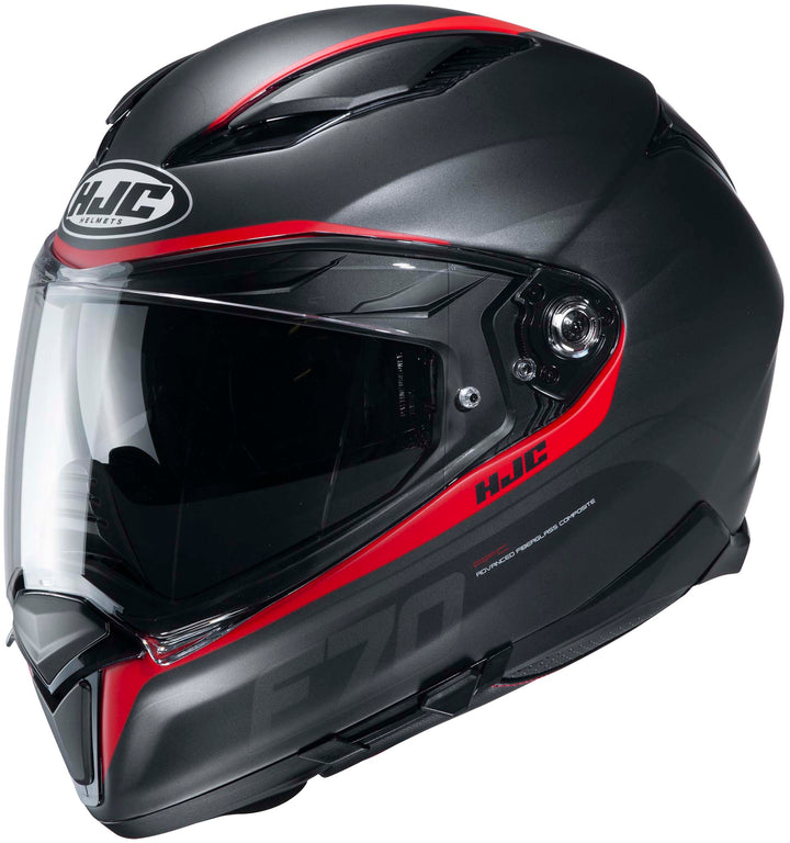 HJC F70 Feron Full Face Motorcycle Helmet MC-1SF - Front Side View