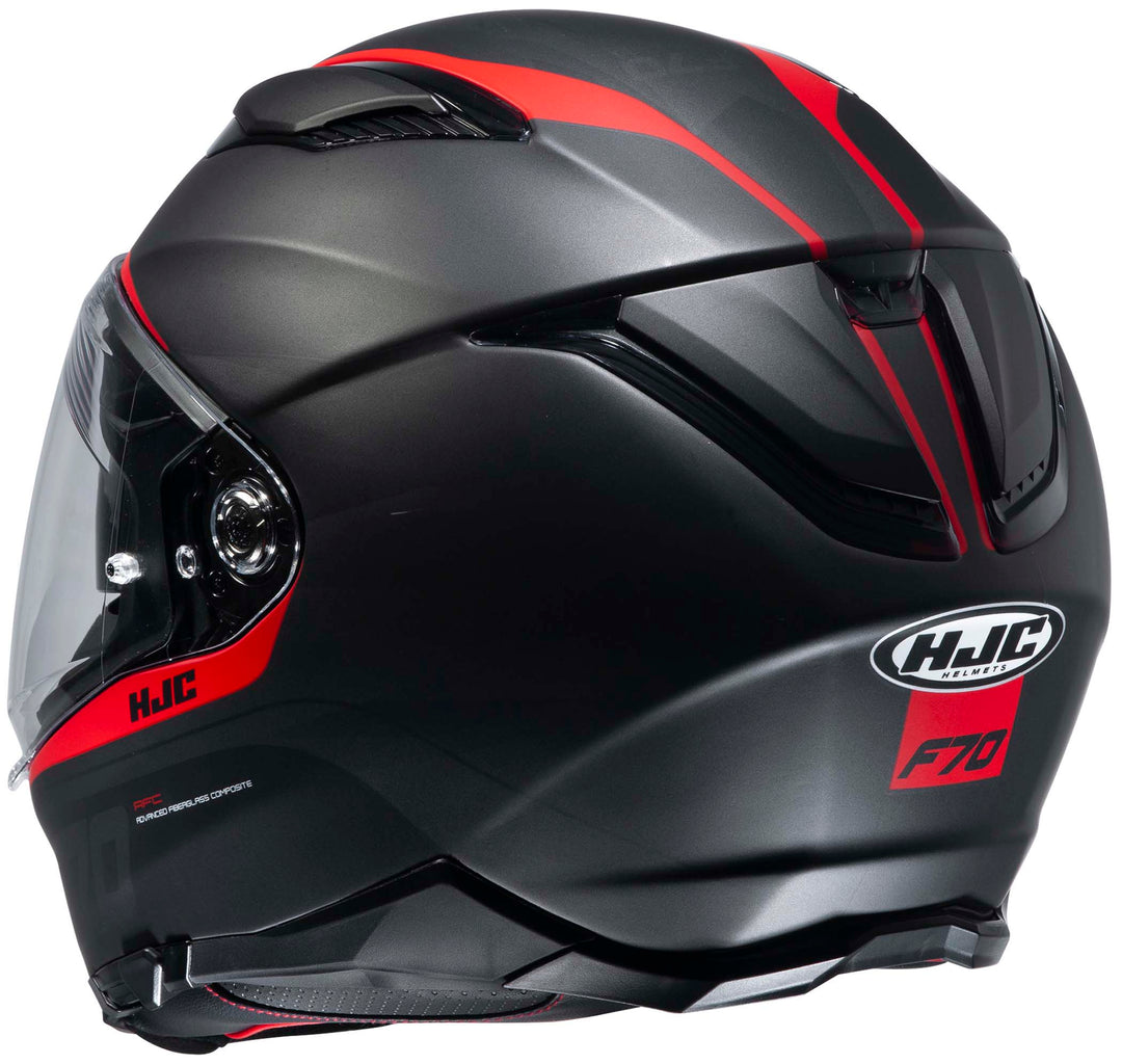 HJC F70 Feron Full Face Motorcycle Helmet MC-1SF - Rear Side View