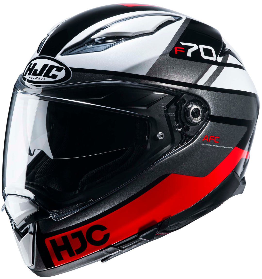 HJC F70 Tino Full Face Motorcycle Helmet MC-1 - Front Side View