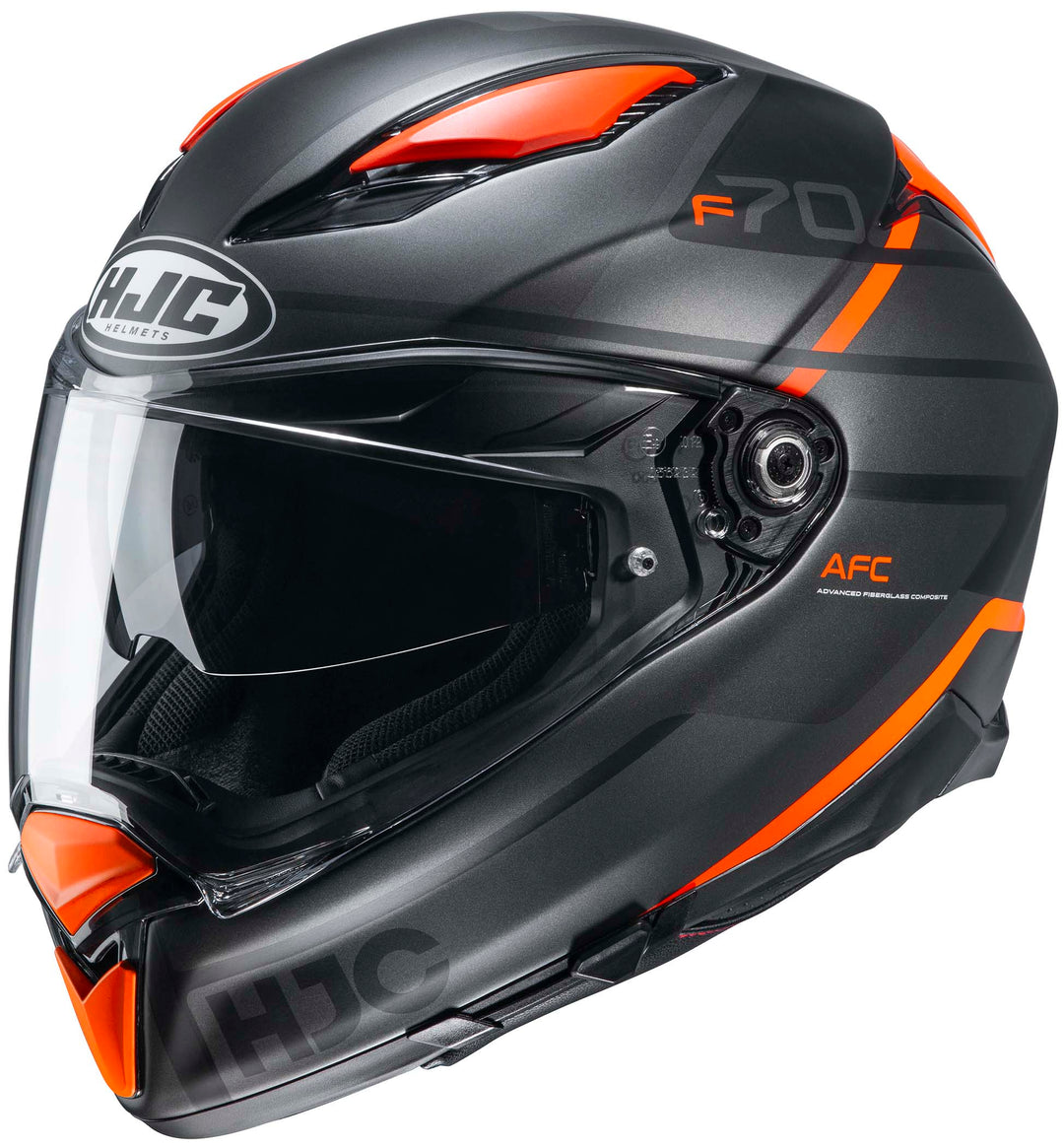 HJC F70 Tino Full Face Motorcycle Helmet MC-7SF - Front Side View