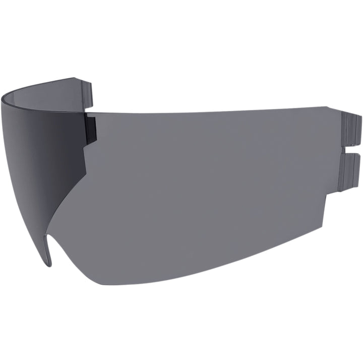 ICON Alliance GT/Airflite/Airform™ Helmet Dropshield Dark Smoke - Front Side View