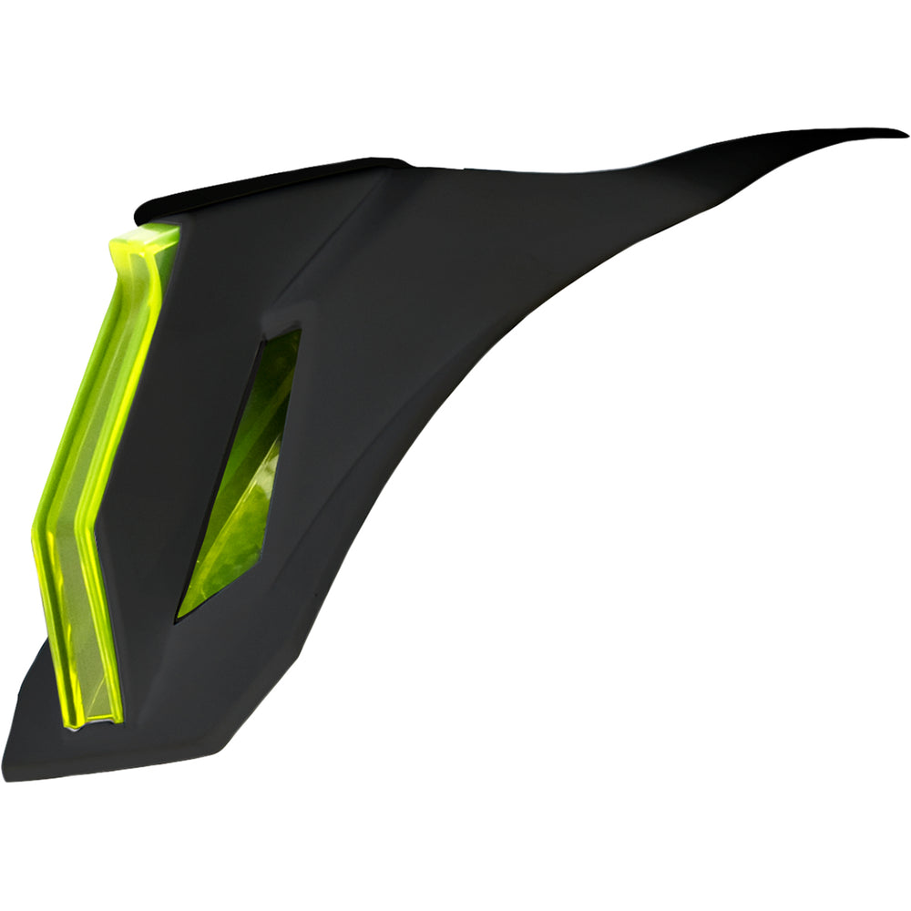 ICON Airform™ Speedfin Black/Green - Side View