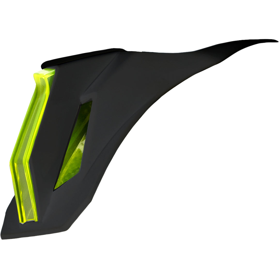 ICON Airform™ Speedfin Black/Green - Side View