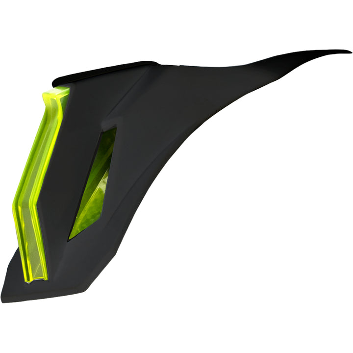 ICON Airform™ Speedfin Black/Green - Side View