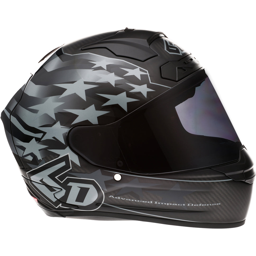 6D Helmets ATS-1R Patriot Helmet Black - Right Side View