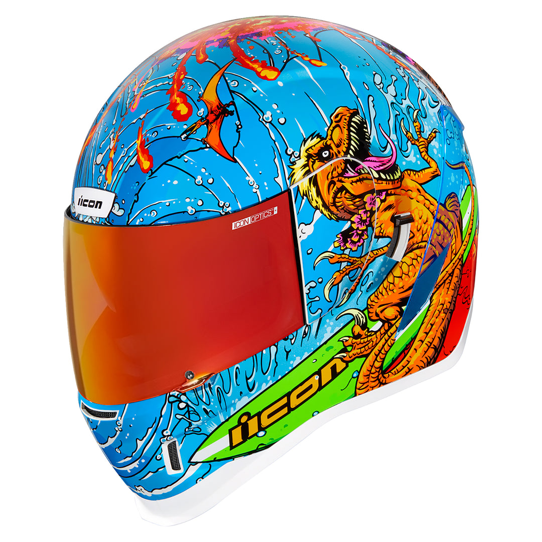 ICON Airform™ Dino Fury Helmet - Front Left Side View